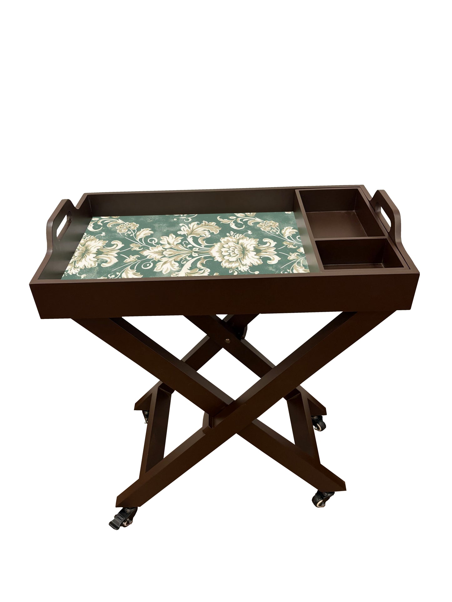 Butler Tray with Wheels