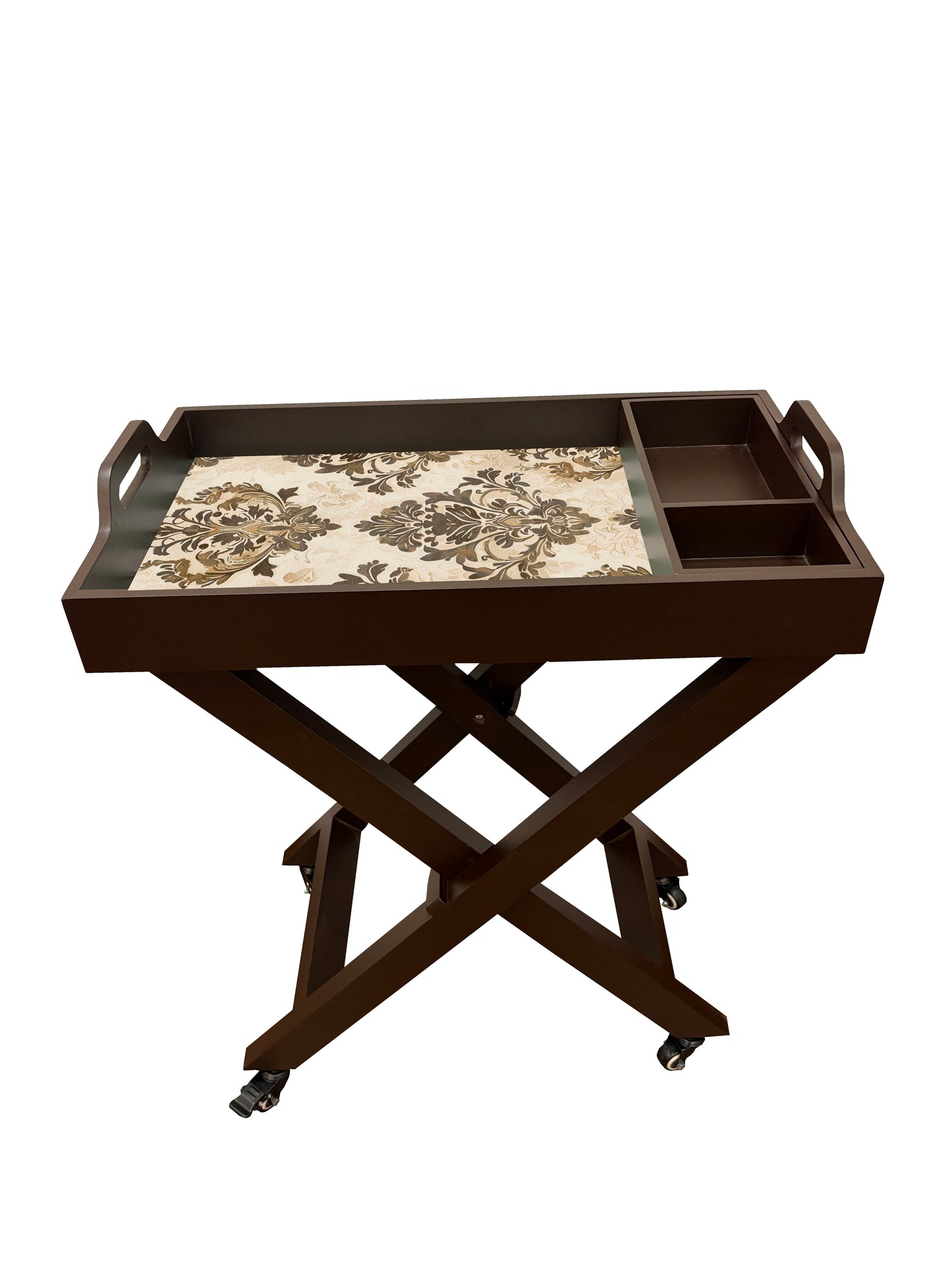 Butler Tray with Wheels