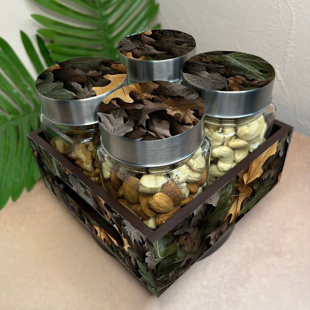 Jar Set : Glass Jars with Steel Lid ( Medium )