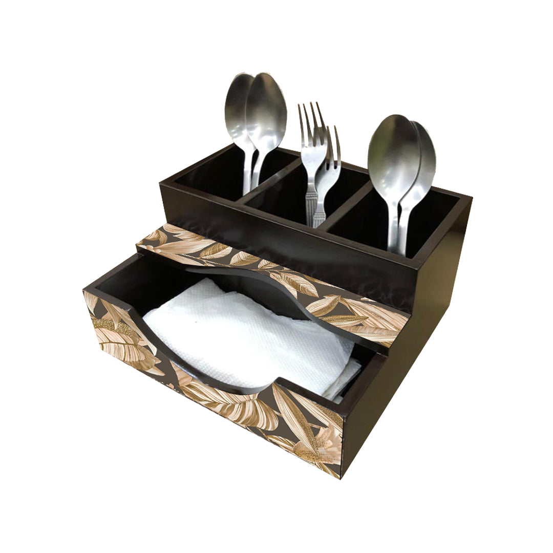 Cutlery Holder with Napkin Holder