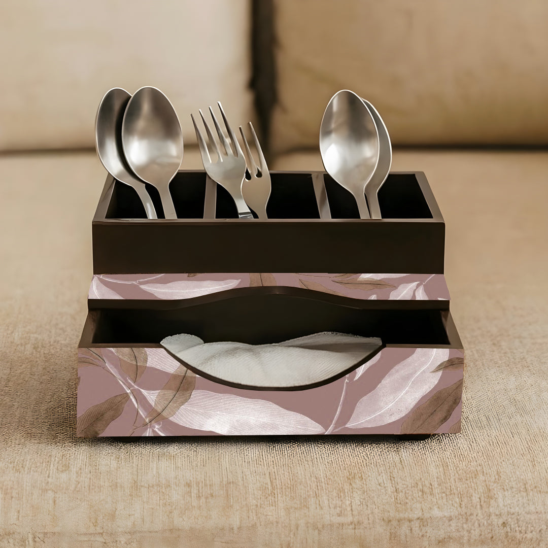 Cutlery Holder with Napkin Holder