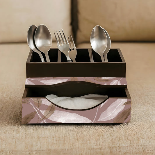 Cutlery Holder with Napkin Holder