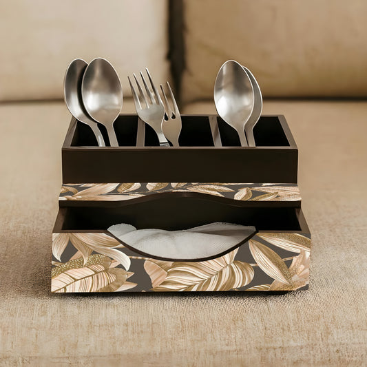 Cutlery Holder with Napkin Holder