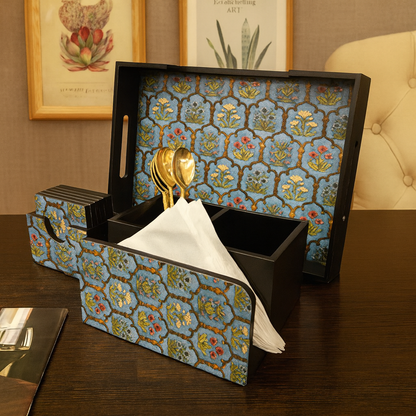 Combo | Tray, Coaster & Cutlery Holder