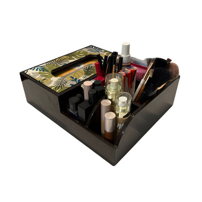 Multi Utility Organizer With Tissue Box Holder