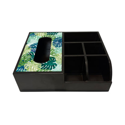 Multi Utility Organizer With Tissue Box Holder