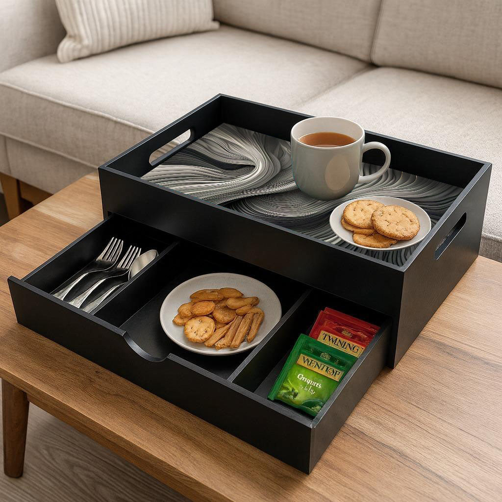 Drawer Tray Rectangle - Carbon Edition