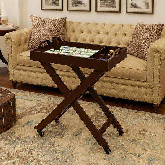 Butler Tray with Wheels