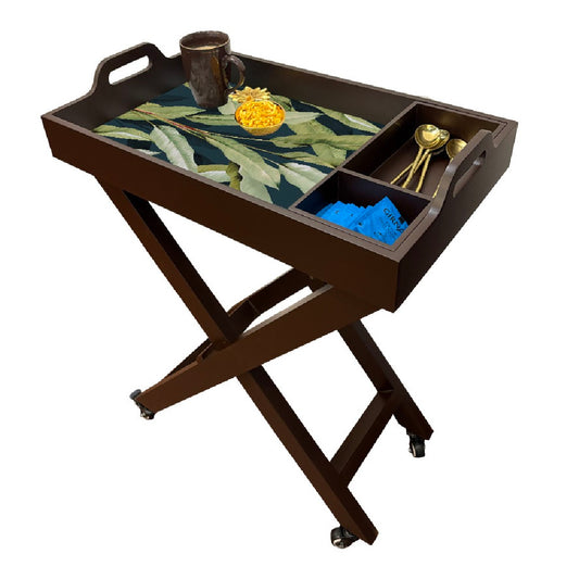 Butler Tray with Wheels