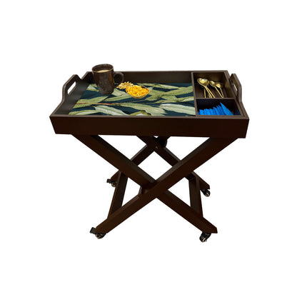 Butler Tray with Wheels