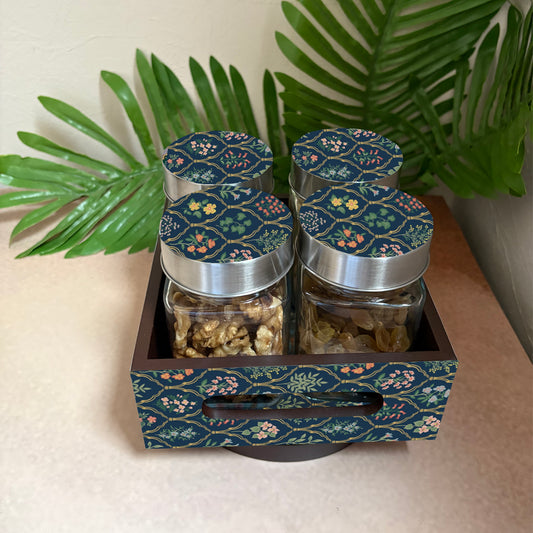 Jar Set : Glass Jars with Steel Lid ( Medium )