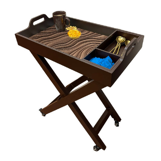 Butler Tray with Wheels