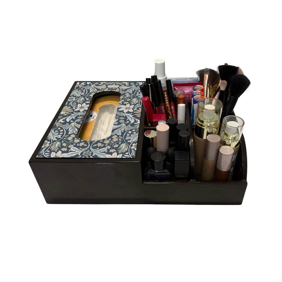 Multi Utility Organizer With Tissue Box Holder