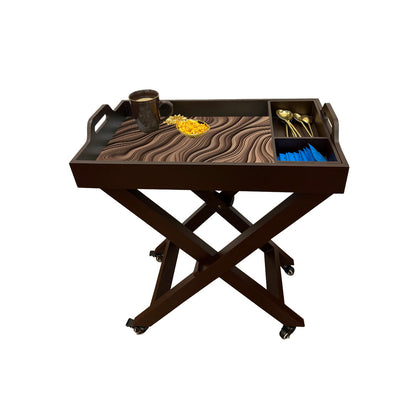 Butler Tray with Wheels