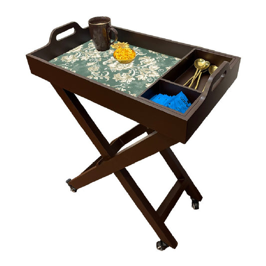 Butler Tray with Wheels