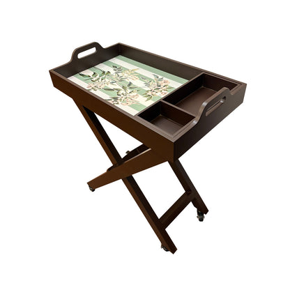 Butler Tray with Wheels