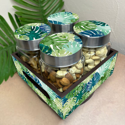 Jar Set : Glass Jars with Steel Lid ( Medium )