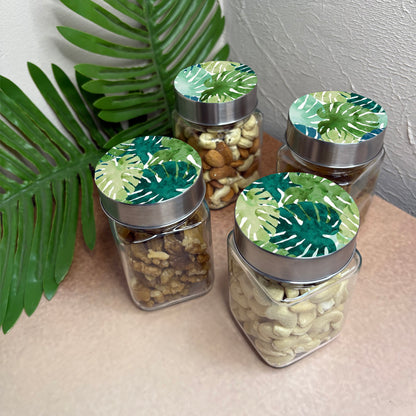 Jar Set : Glass Jars with Steel Lid ( Medium )