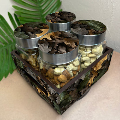 Jar Set : Glass Jars with Steel Lid ( Medium )