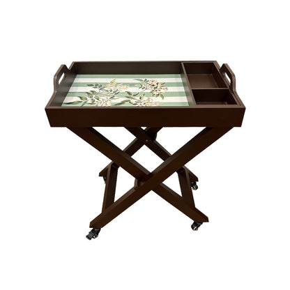 Butler Tray with Wheels