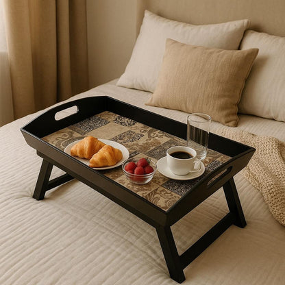 Foldable Bed Table - Tray Style