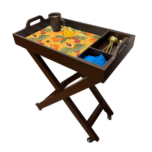 Butler Tray with Wheels