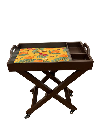 Butler Tray with Wheels