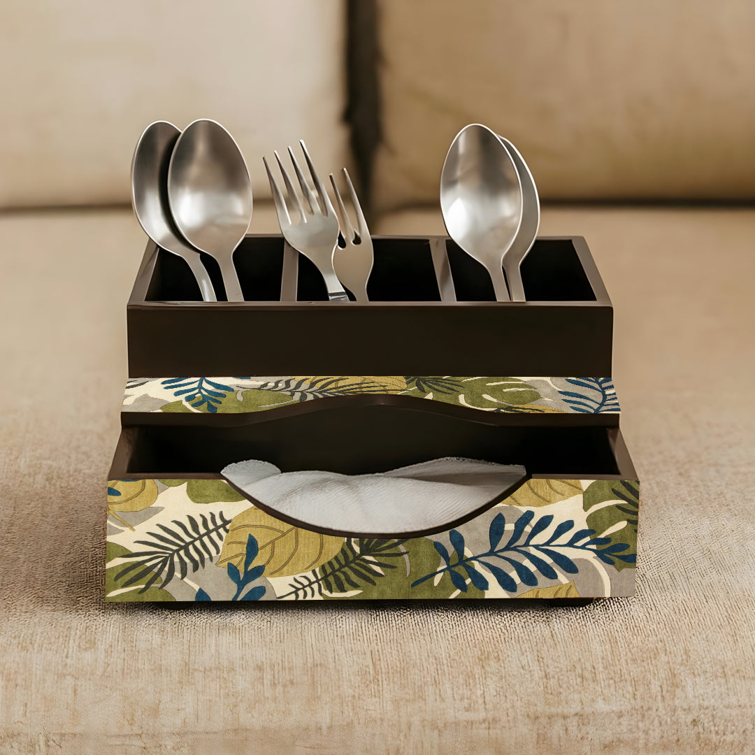 Cutlery Holder with Napkin Holder