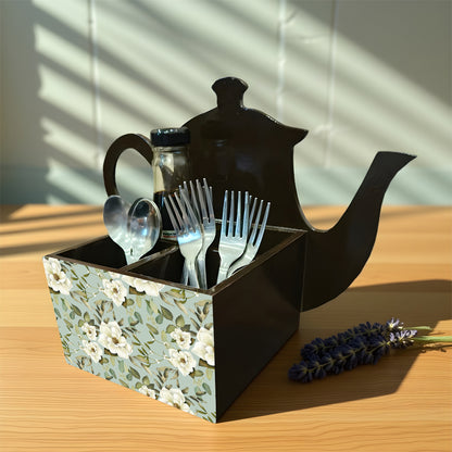 Cutlery Holder - Tea Pot Style