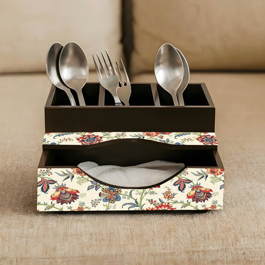 Cutlery Holder with Napkin Holder