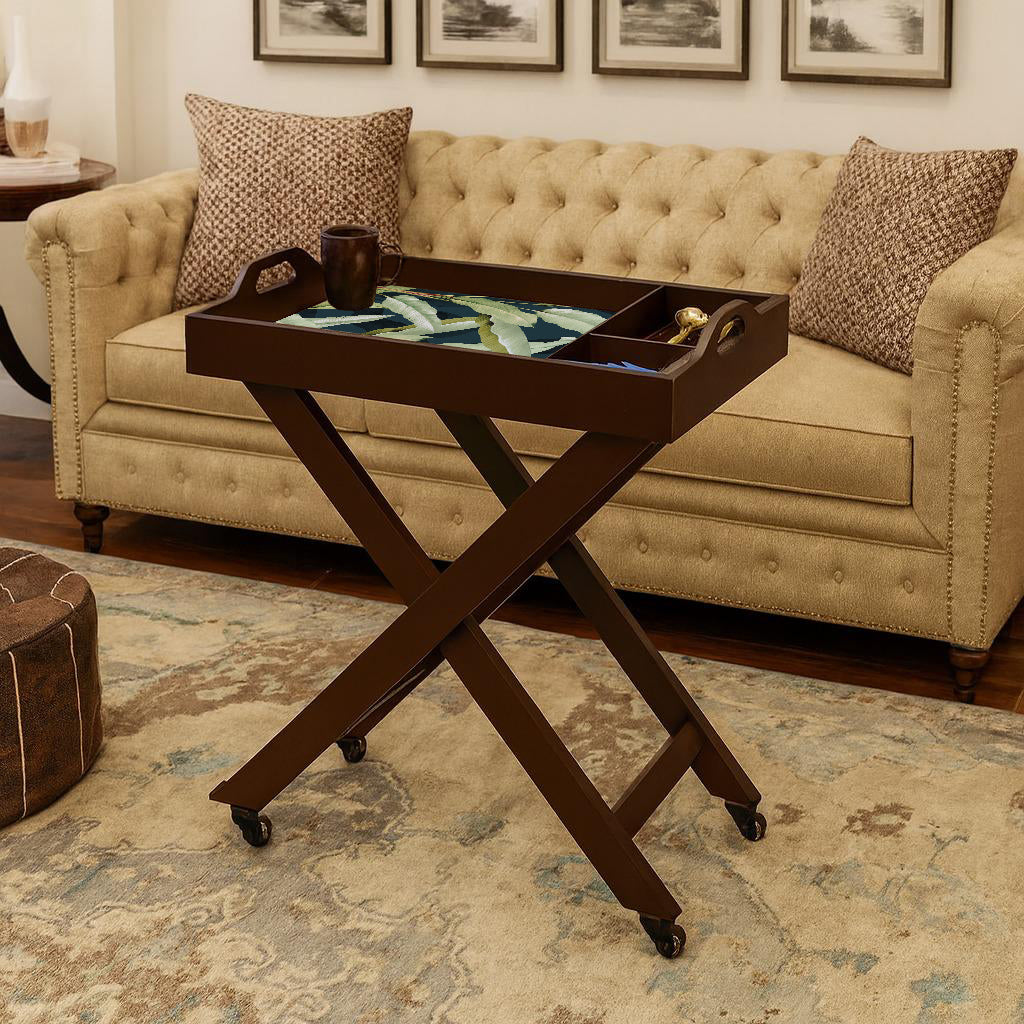 Butler Tray with Wheels