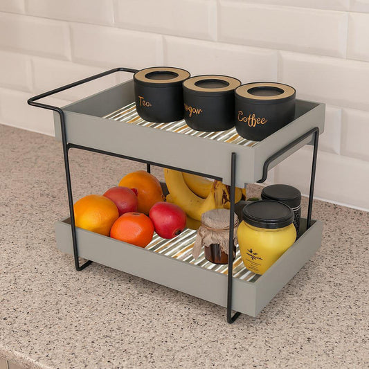 Two Tier Metal Rack