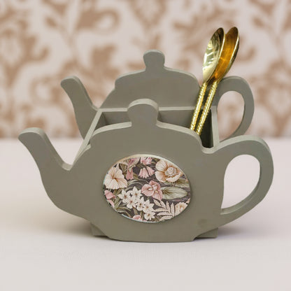 Cutlery Holder - Tea Pot Style