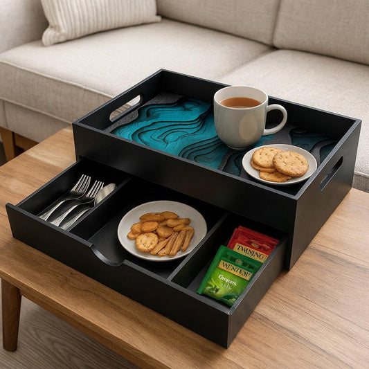 Drawer Tray Rectangle - Carbon Edition