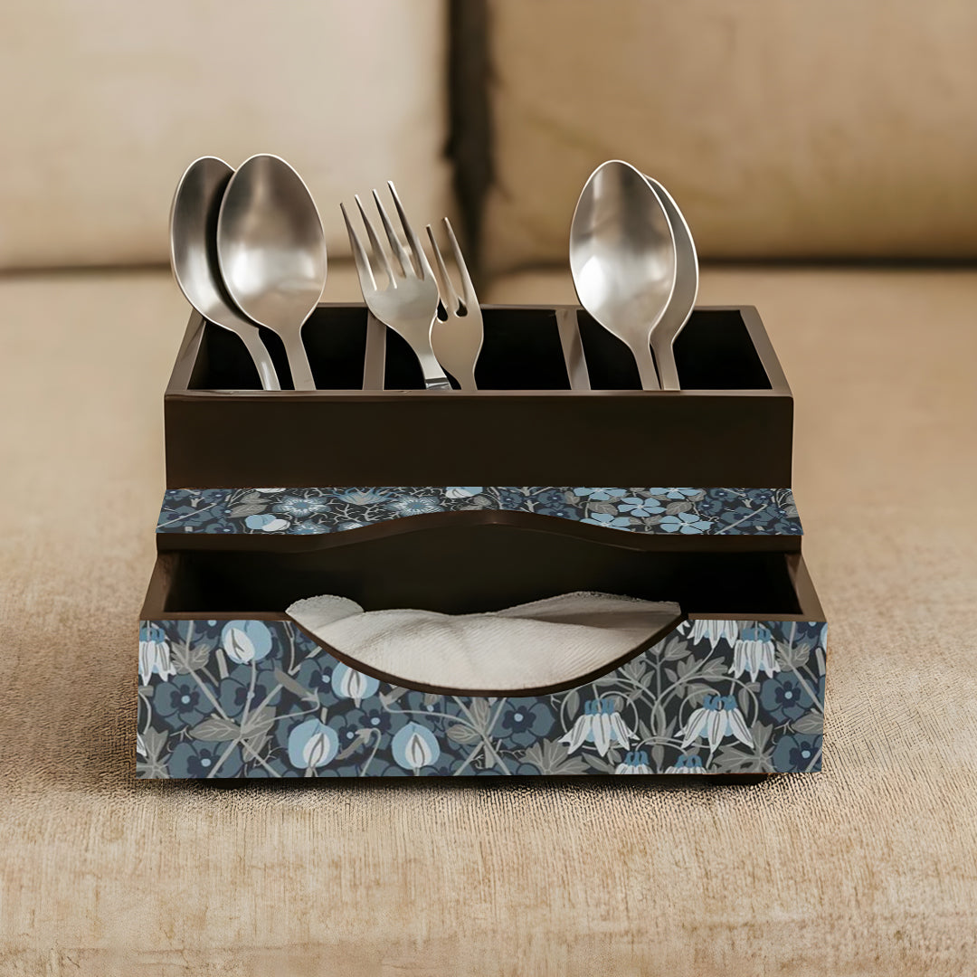 Cutlery Holder with Napkin Holder
