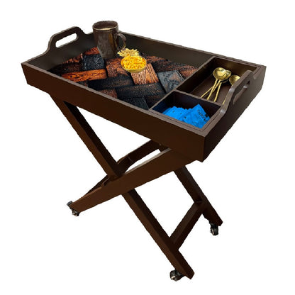 Butler Tray with Wheels