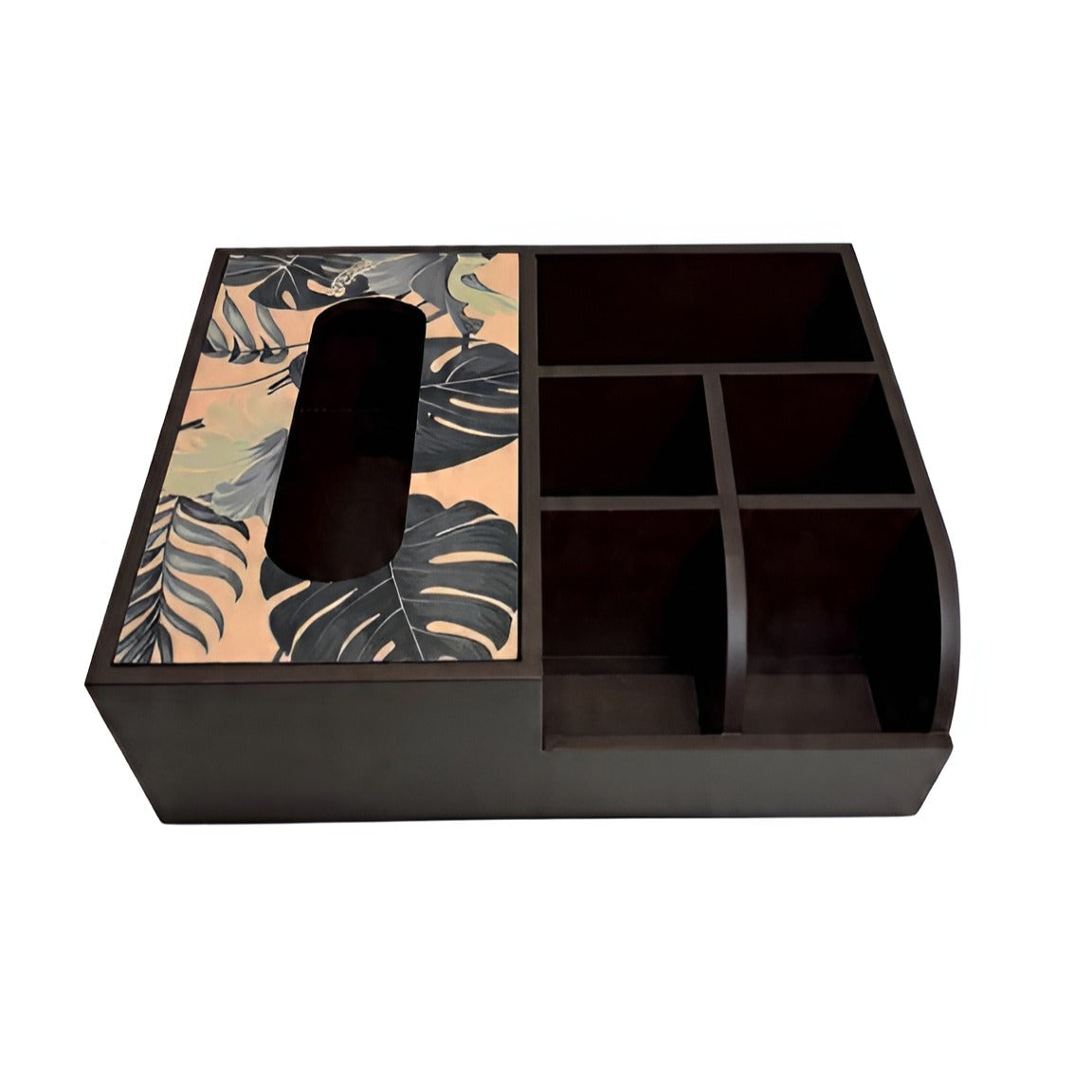 Multi Utility Organizer With Tissue Box Holder