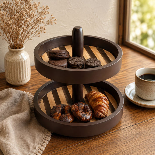 2 Tier Rotating Stand - Marina
