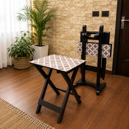 Collapsible Table with Stand