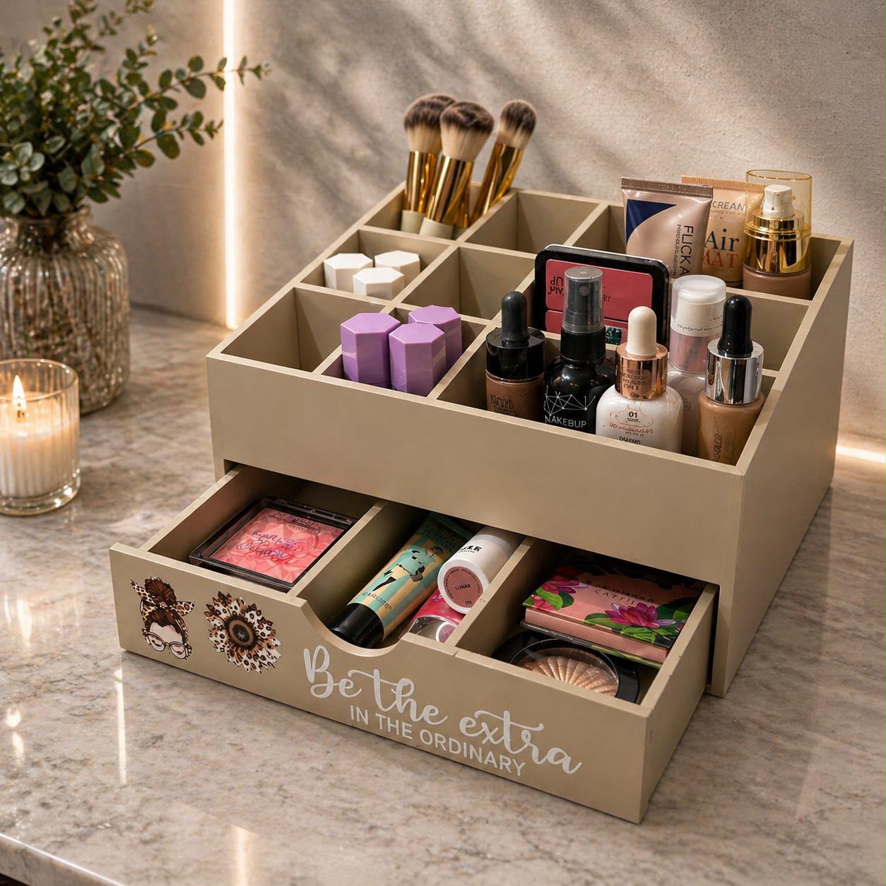 Makeup Organizer With Drawer