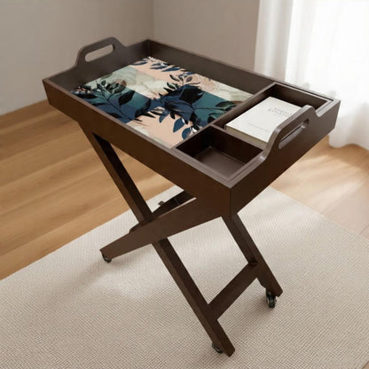 Butler Tray with Wheels