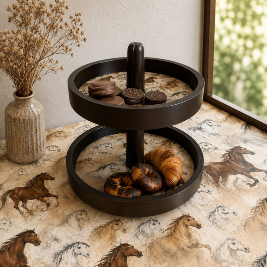 2 Tier Rotating Stand - Marina