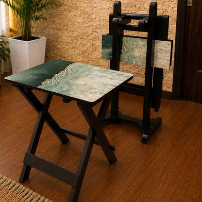 Collapsible Table with Stand