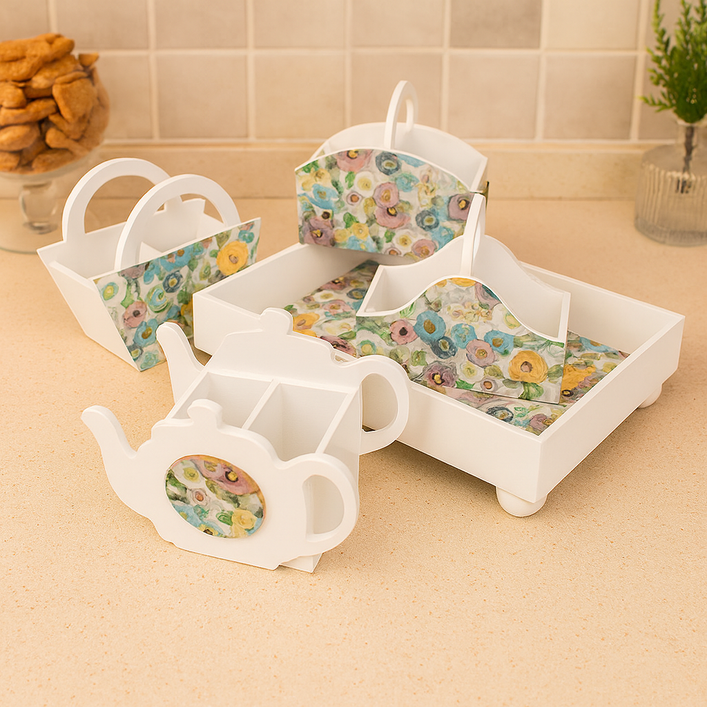 Combo | Tray,Caddy & Cutlery Holder